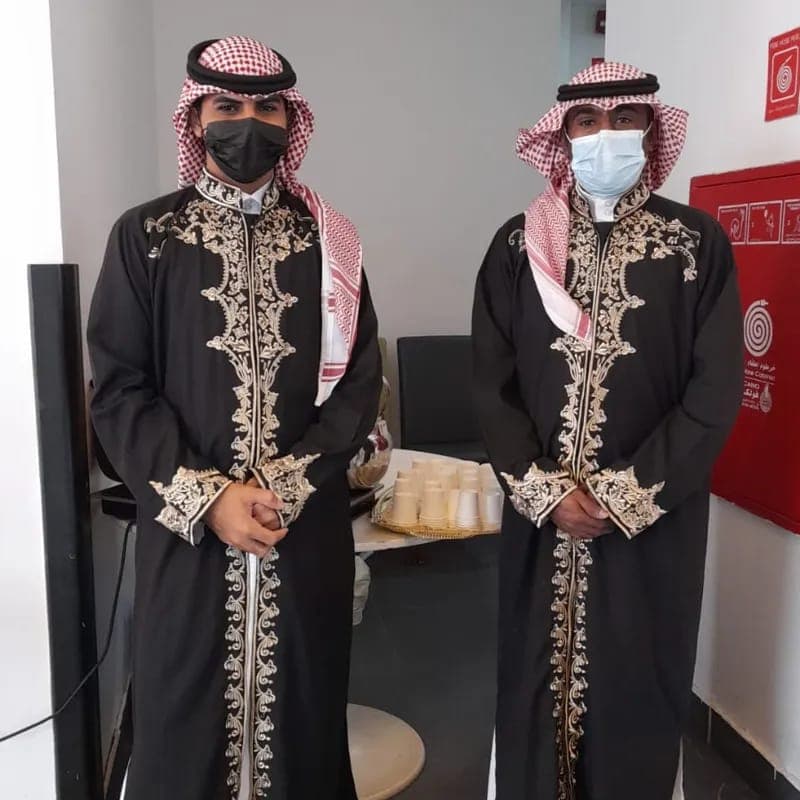 خدمات القهوة العربية لحفل زفاف فاخر في الرياض